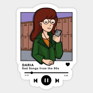 Daria Playlist Sticker